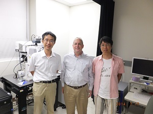 カリフォルニア工科大学のElliot Meyerowitz教授の研究室を訪れ、共同研究の打ち合わせを行いました。
