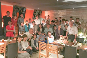 9/14 黒岩常祥先生の喜寿祝賀会を開催しました。
