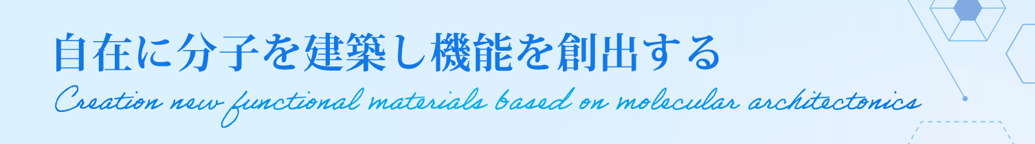自在に分子を建築し機能を創出する
